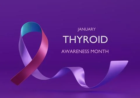 Thyroid Awareness Month イラスト素材
