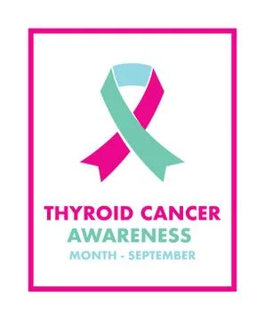 Thyroid cancer awareness Stock-Illustration