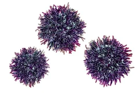 Thyroid cancer cells Illustrazione stock