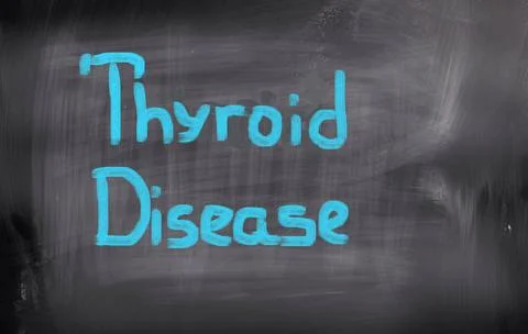 Thyroid Disease Concept Thyroid Disease Concept ,model released, Symbolfot... Stockfoto's