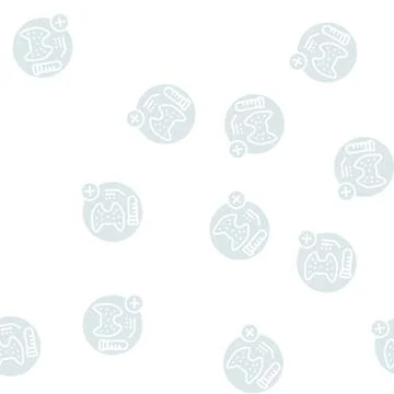 Thyroid function tests health check glyph seamless pattern Stock Illustration