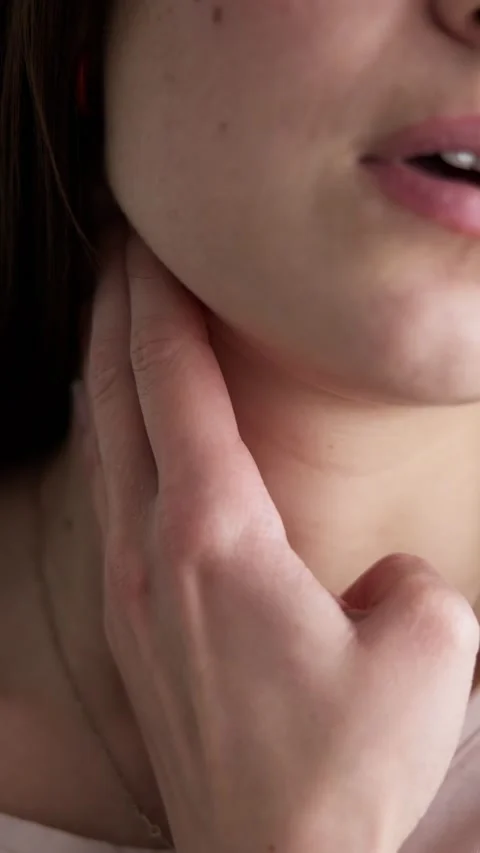 Thyroid Neck Disease Stock Footage 230453619