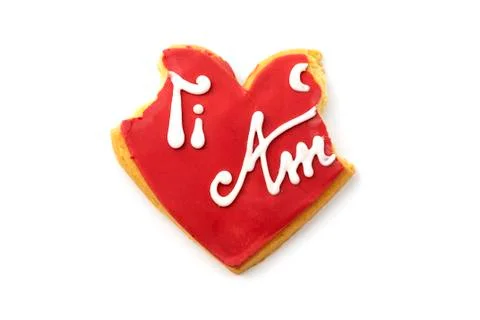 Ti amo cookie Stock Photos