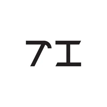 Ti initial letter vector logo icon Stock-Illustration