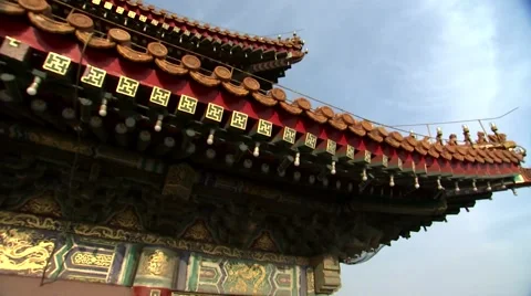 Tian 'anmen ,eave,pan shot Video stock 53203682
