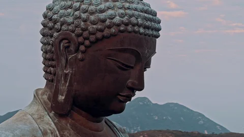 Tian Tan Buddha Stock Footage 128049023