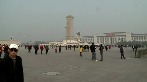 Tiananmen Square 2 Stock Footage 10588380