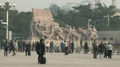 Tiananmen Square 6 Stock Footage 10588370