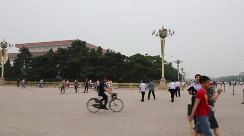 Tiananmen Square and Front Gate, Beijing Stock Footage 57403120