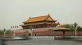 Tiananmen Square, Beijing, China, Gate to Forbidden City, Time Lapse HD Footage