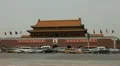 Tiananmen Square in Beijing, China, Gate to Forbidden City, time lapse HD Footage