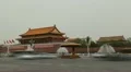 Tiananmen Square in Beijing, China, Gate to Forbidden City, time lapse HD Footage