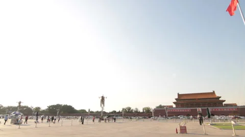 Tiananmen square, Beijing. Stock Footage 31692448