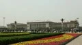 Tiananmen Square in center of Beijing, China, Gate to Forbidden City HD Footage