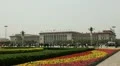 Tiananmen Square in center of Beijing, China, Gate to Forbidden City HD Footage