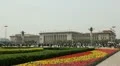 Tiananmen Square in center of Beijing, China, Gate to Forbidden City HD Footage