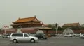 Tiananmen Square in center of Beijing, China, Gate to Forbidden City HD Footage