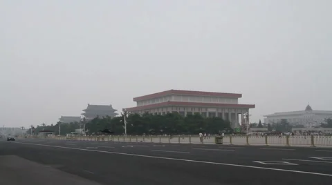 Tiananmen square at daytime HD. Видео 40465641