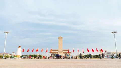 Tiananmen Square Stock Footage 114302287