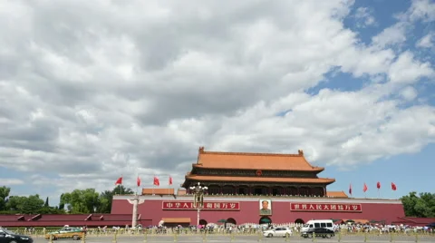Tiananmen tower, Beijing Stock Footage 66691694