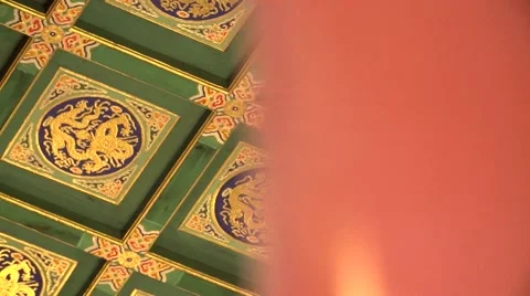 Tiananmen,indoor, pillars Stock-Footage 53203677