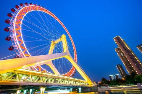 The Tianjin Eye Stock Photos