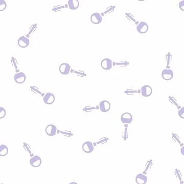 Tibble key glyph vector seamless pattern Stock Illustration