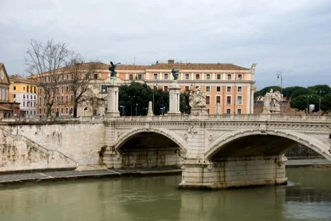 Tiber river Stock Photos
