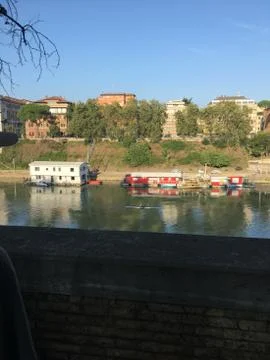 Tiber River Foto stock
