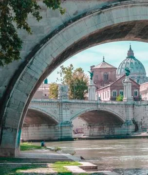 Tiber in Rome Stock Photos