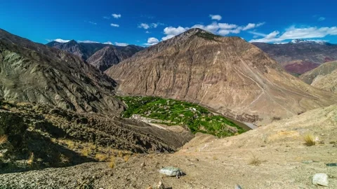 Tibet Canyon Timelapse Video stock 134257353