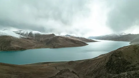 Tibet lake timelapse Video stock 134258206
