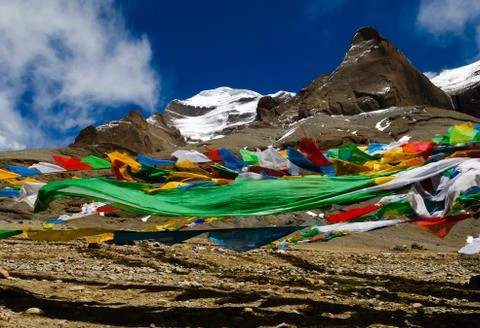 Tibet. mount kailash. Stock Photos