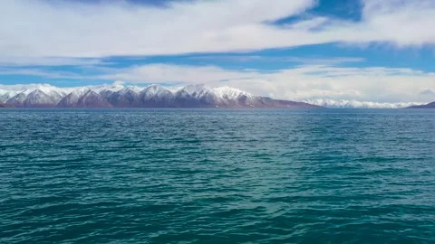 Tibet Salt Lake Stock Footage 243071394