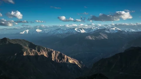 Tibet sunset Stock-Footage 134258457