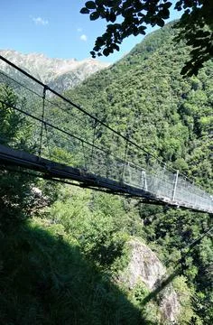 Tibetan bridge Stock Photos