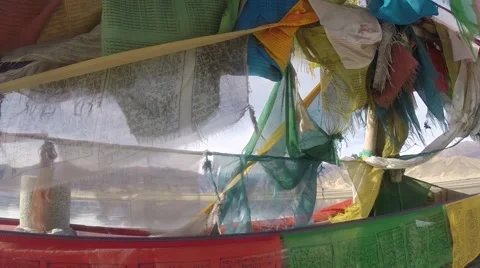 Tibetan Lake &amp; Prayer Flags No.2 Vidéo 48628547