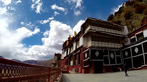 Tibetan Monastery No.12 Stock Footage 49668877