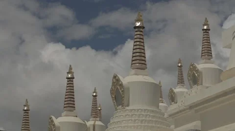 Tibetan Temple in Tibet Stockbeeldmateriaal 68199783