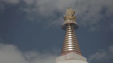 Tibetan Temple in Tibet Stockbeeldmateriaal 68199800