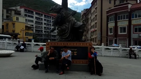 Tibetans Stock Footage 104188501