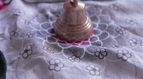 Tibetian bell buddhist Stock Footage 63413845
