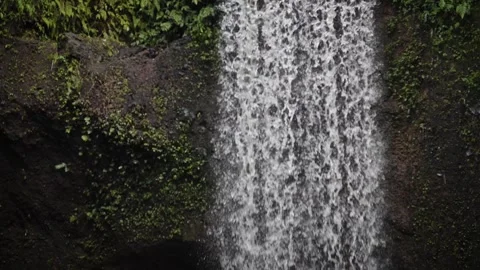 Tibumana waterfall dropping Stock Footage 270402624
