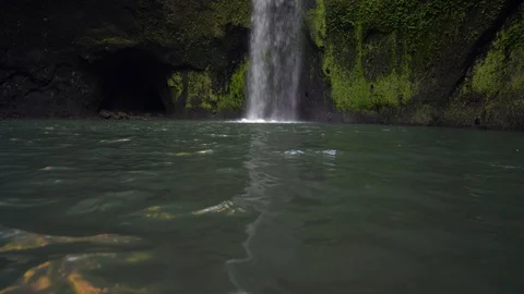 Tibumana Waterfall Stock Footage 125853848