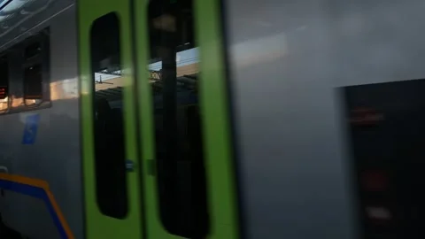 Tiburtina station -  Arrival of a train Stock-Footage 253115596