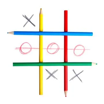 Tic-tac-toe Foto stock