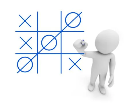 Tic tac toe XO game Illustration