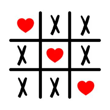 Tic tac toe XO icon. Concept for your design. Stock Illustration