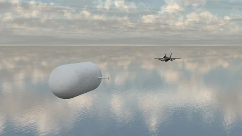 Tic Tac UFO F/A18 Chase Stock Footage 100451668