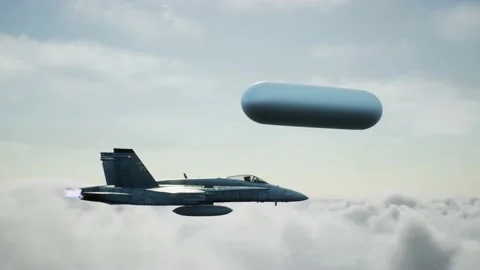 Tic Tac X Jets 03 Stock Footage 167411052